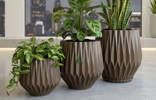 <span class = 'golden-text'>FRP GRC</span> Planter Pots